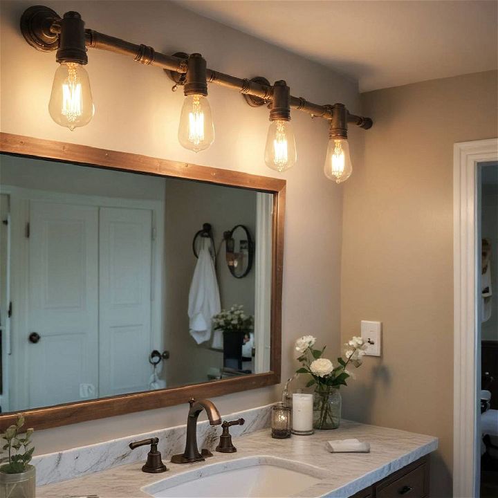 vintage edison bulbs for bathroom