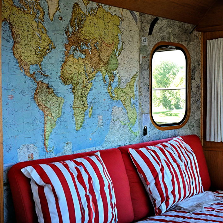 vintage maps rv wallpaper