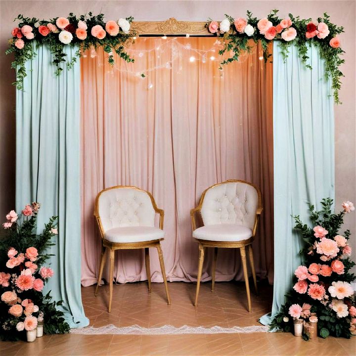 vintage themed photo booth