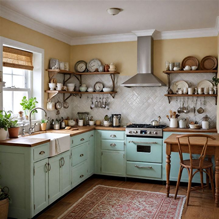 vintage touches for kitchen