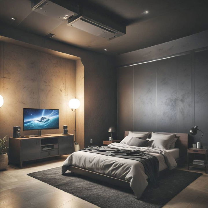 virtual reality room for gaming bedroom