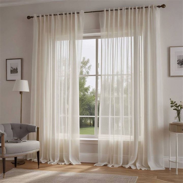 voile curtains for living room