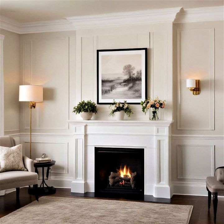 wainscoting wall for modern interiors