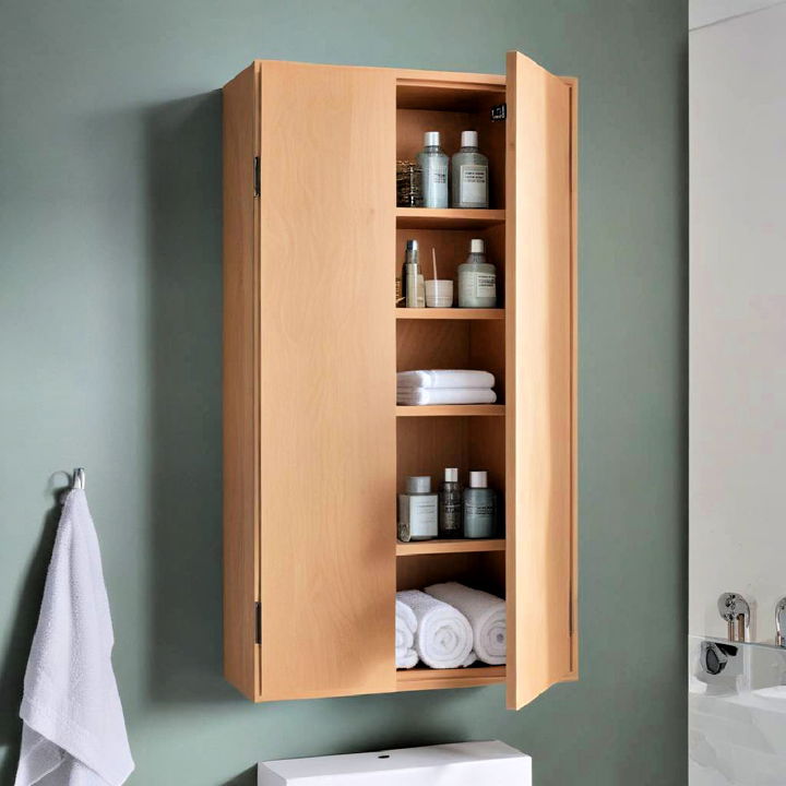 wall mounted cabinets for bathroom