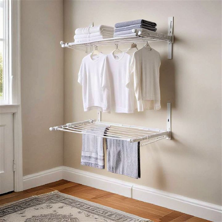 wall mounted drying rack