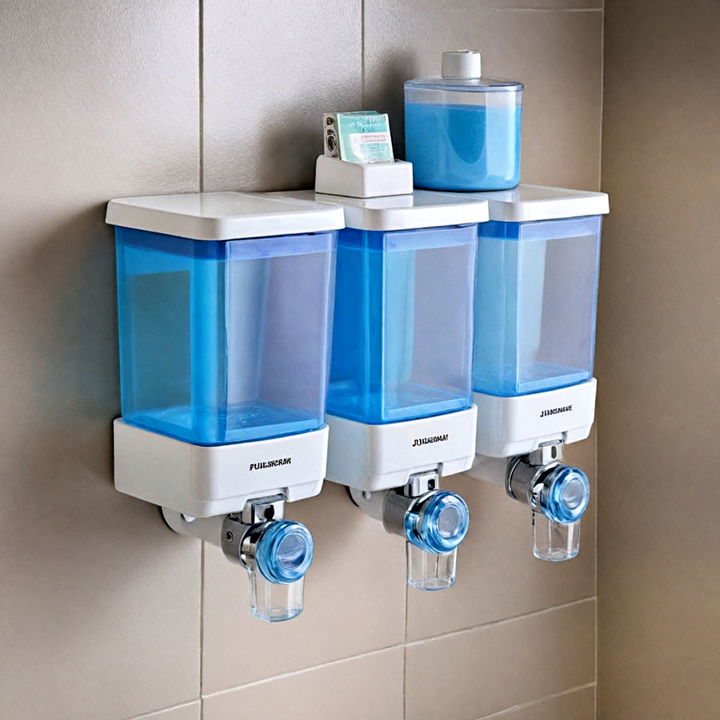 wall mounted laundry detergent dispensers