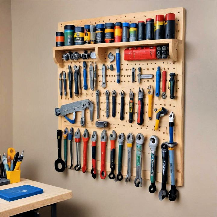 wall mounted tool rack