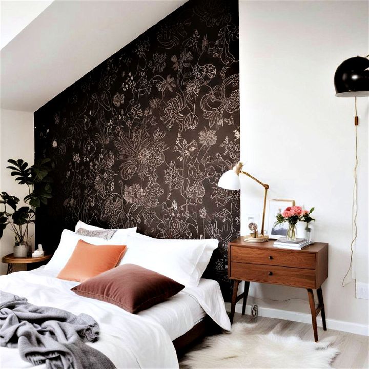 wall mural headboard