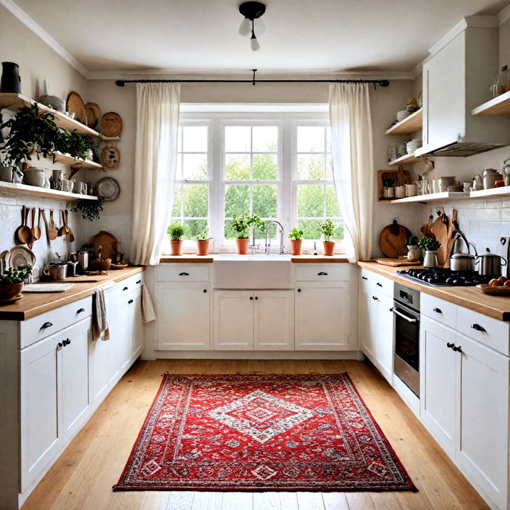 warm textiles scandinavian kitchen