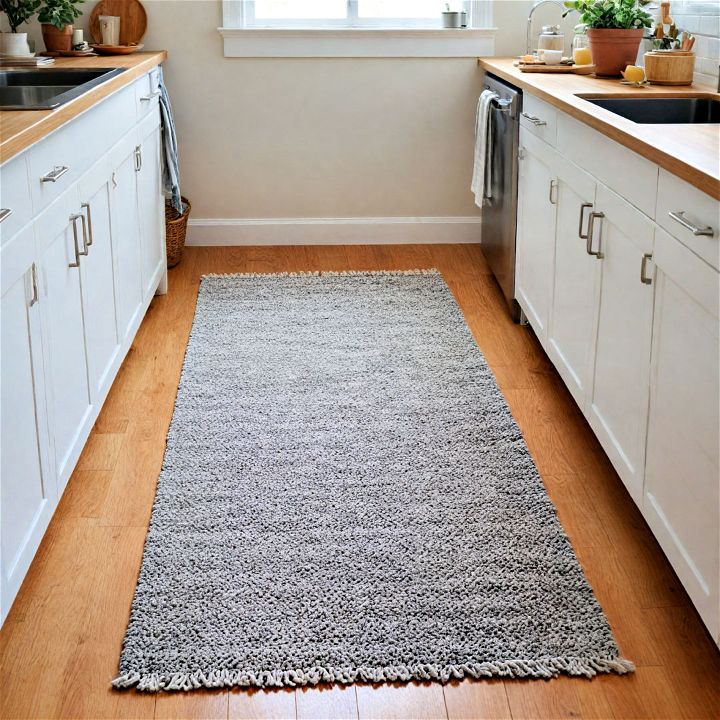 washable cotton rug to add comfort