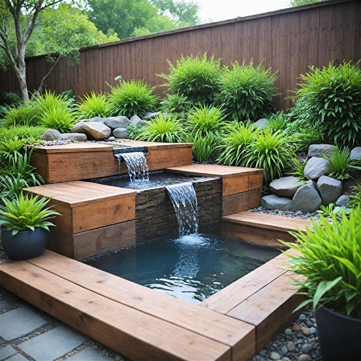 water feature for peaceful ambiance