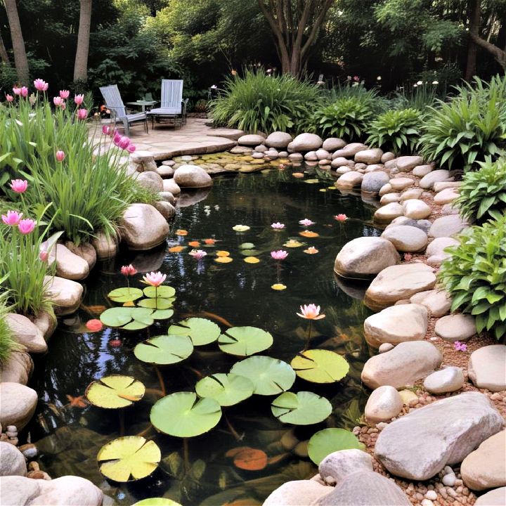 water garden dynamic feature