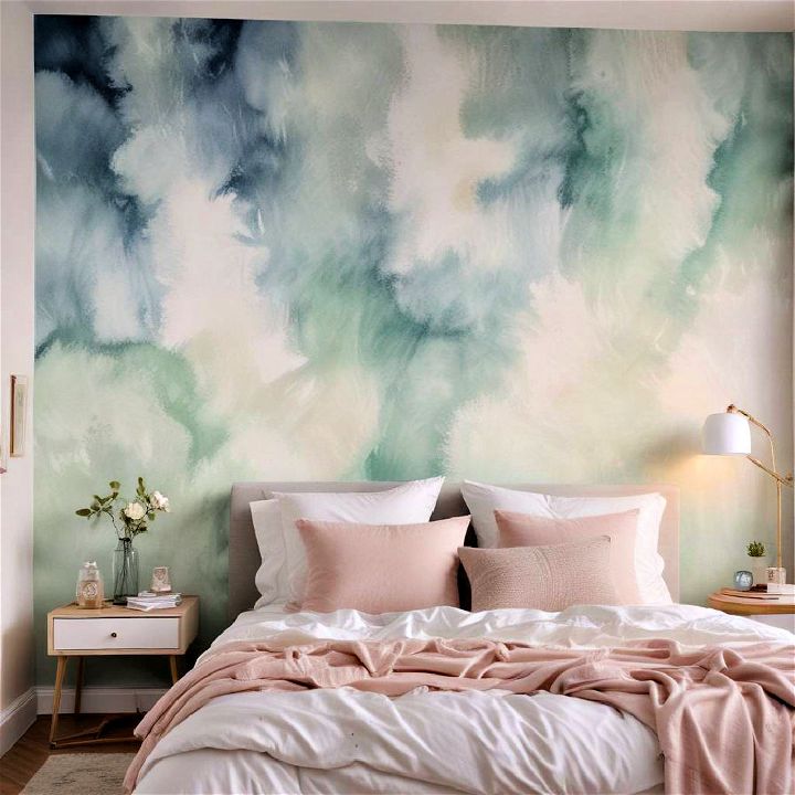 watercolor walls for bedroom