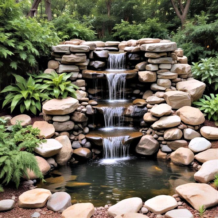 waterfall to create a peaceful environment