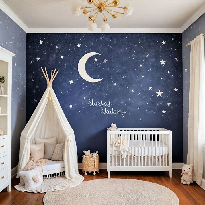 whimiscal and calming starry sky theme