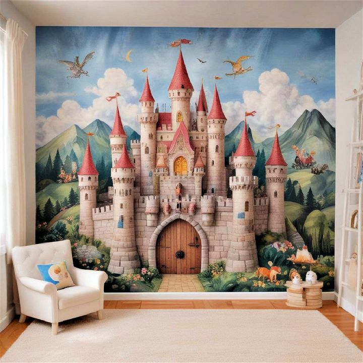 whimsical fairy tale castle