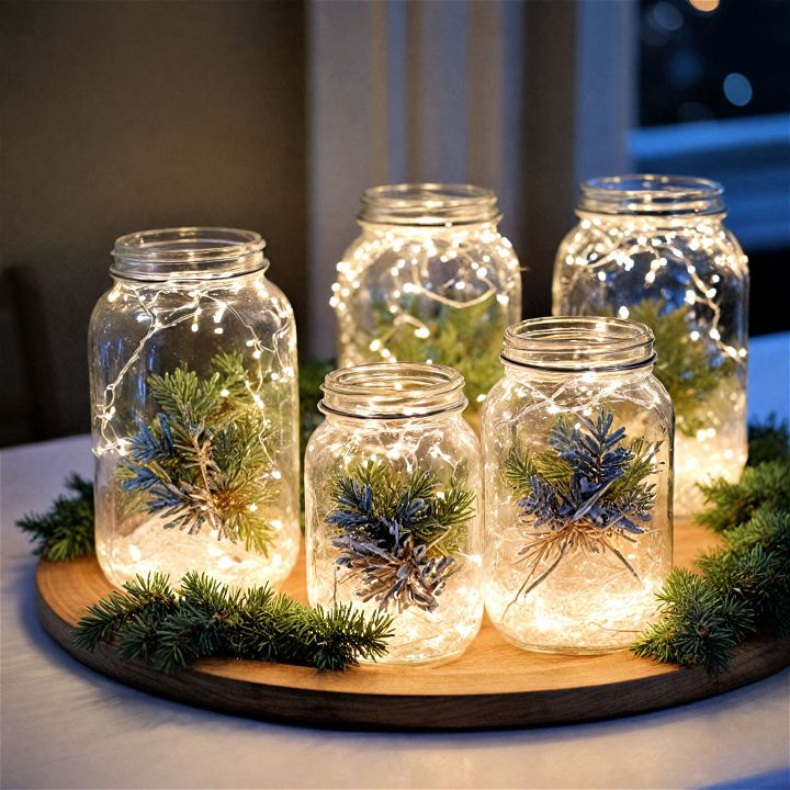 whimsical twinkle light jar