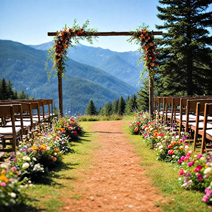 wildflower meadow wedding