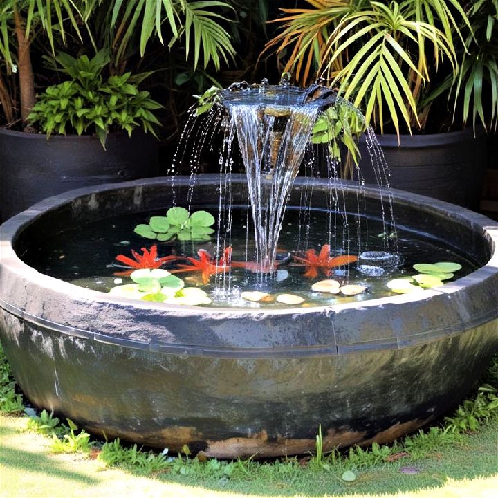 wonderful addition fishpond fountain