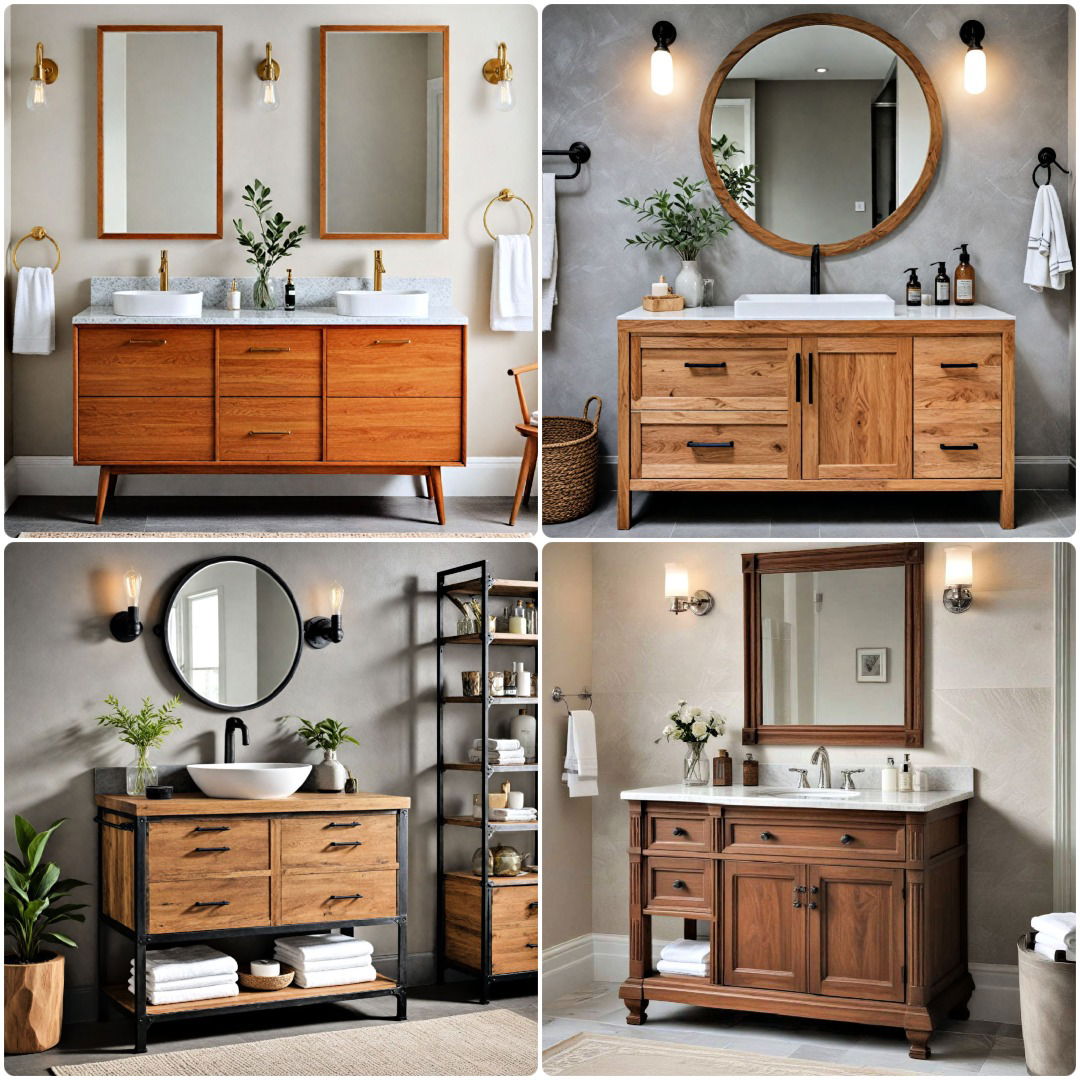 15 Wood Bathroom Vanity Ideas You’ll Love