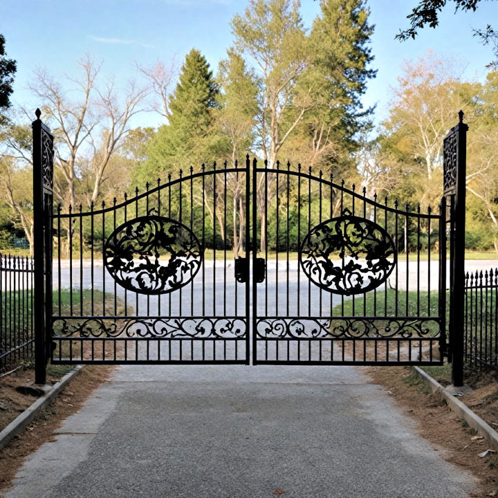 wrought iron gate for fence
