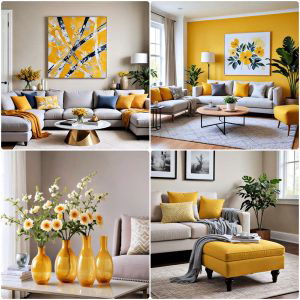 yellow living room ideas