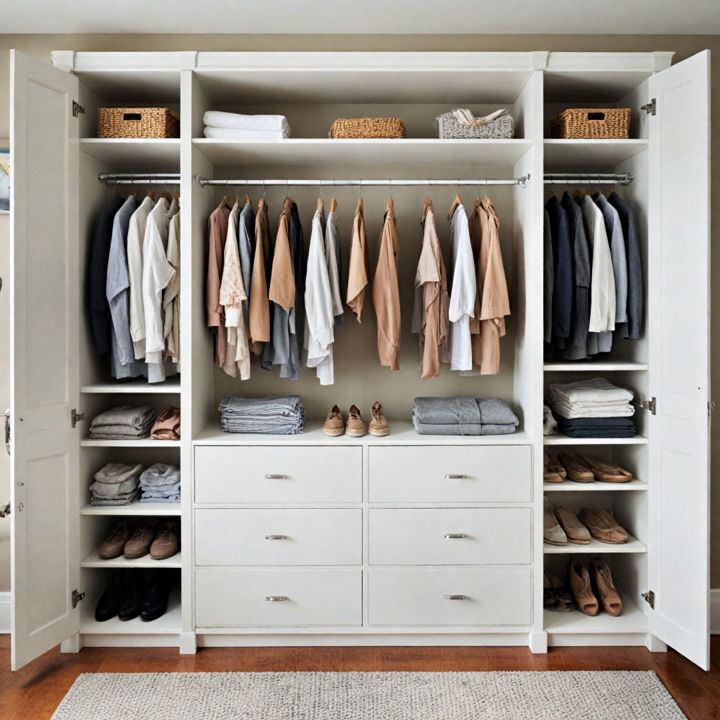 accessible wardrobe niche idea