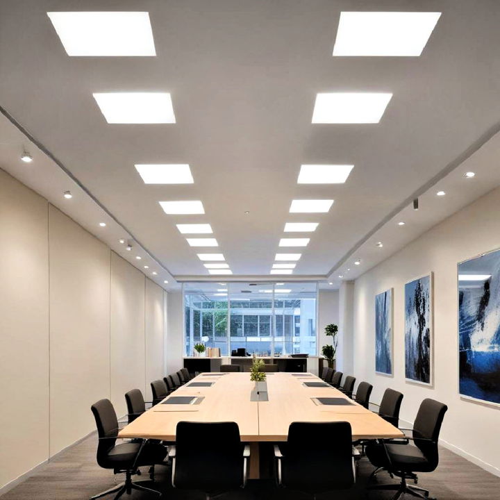 acoustic ceiling lights idea