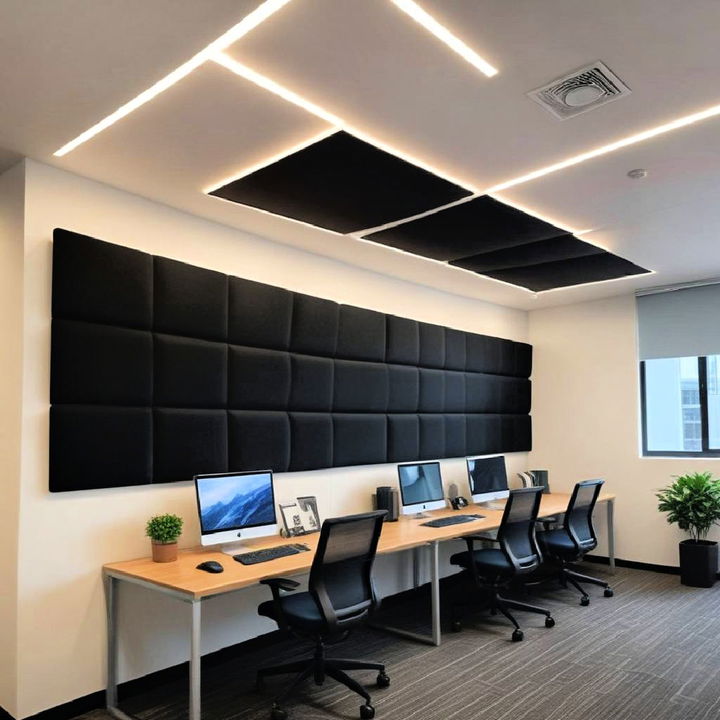 acoustic panels to absorb sound