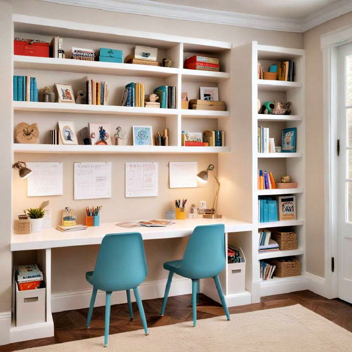 alcove homework station for kids