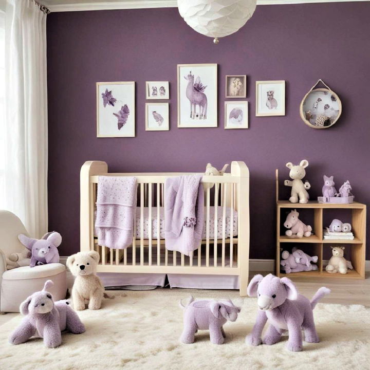 amethyst colored toys for playful decor