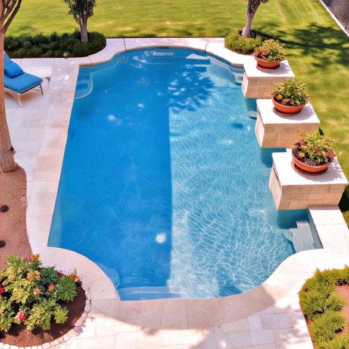 backyard roman style pool