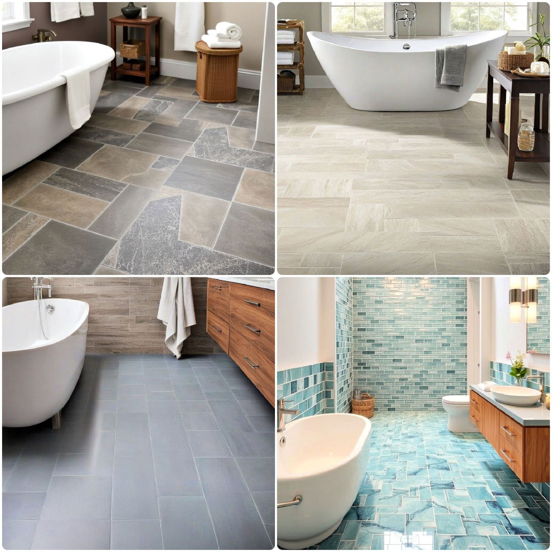 25 Bathroom Flooring Ideas That Look Amazing