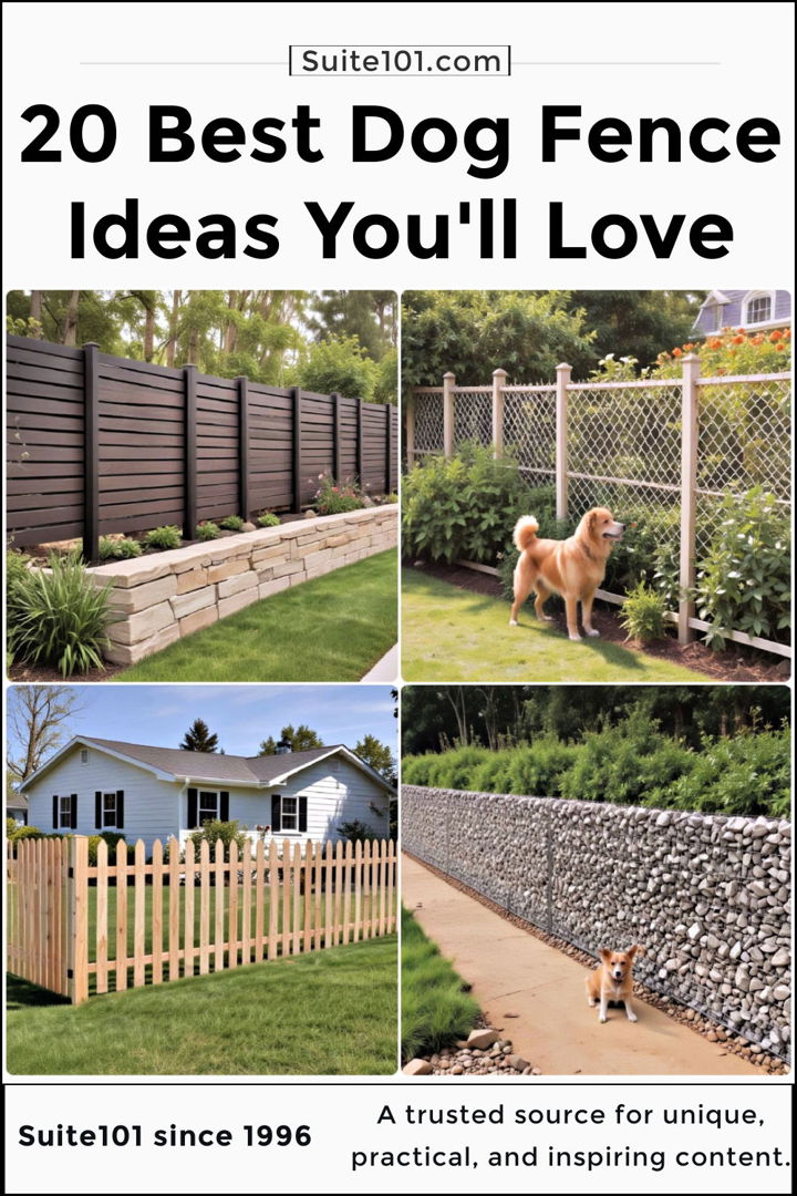 best dog fence ideas