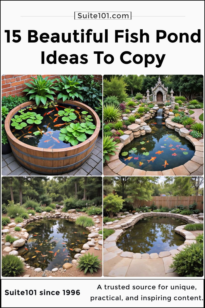 best fish pond ideas