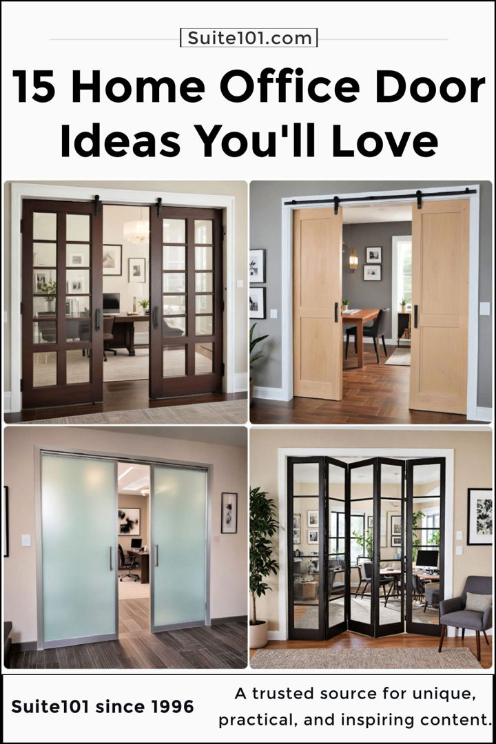 best home office door ideas