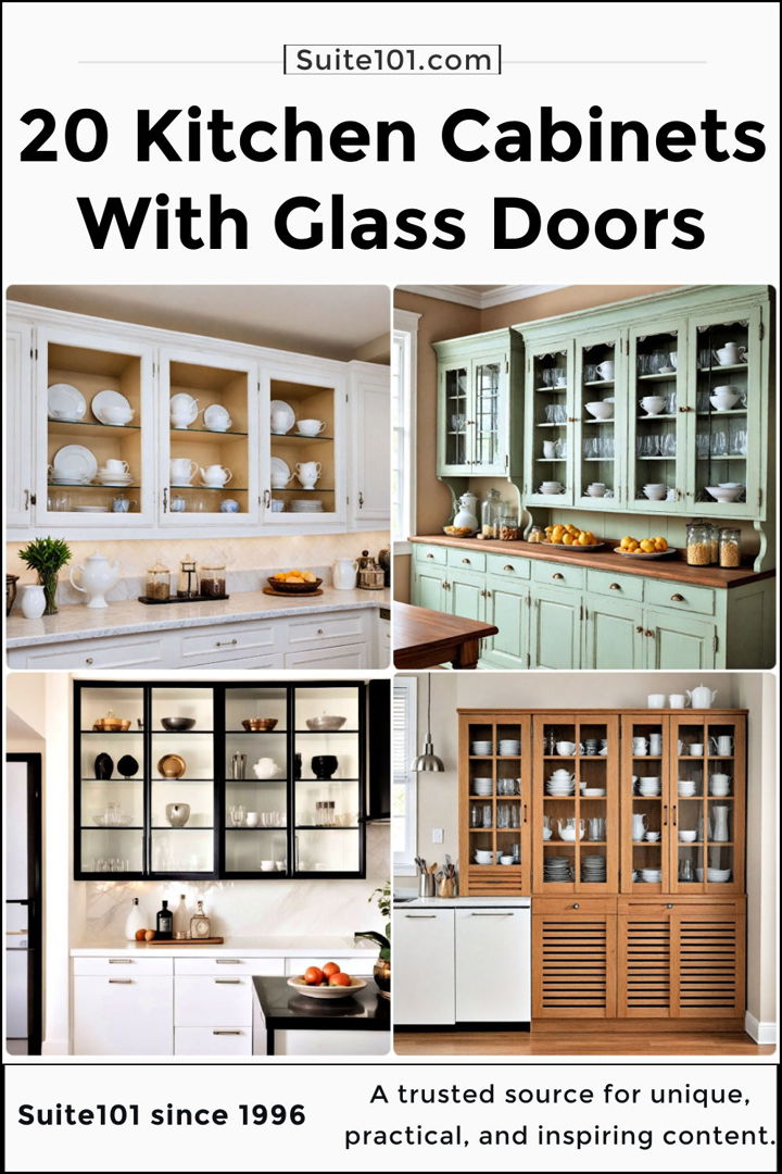 best kitchen cabinets with glass doors