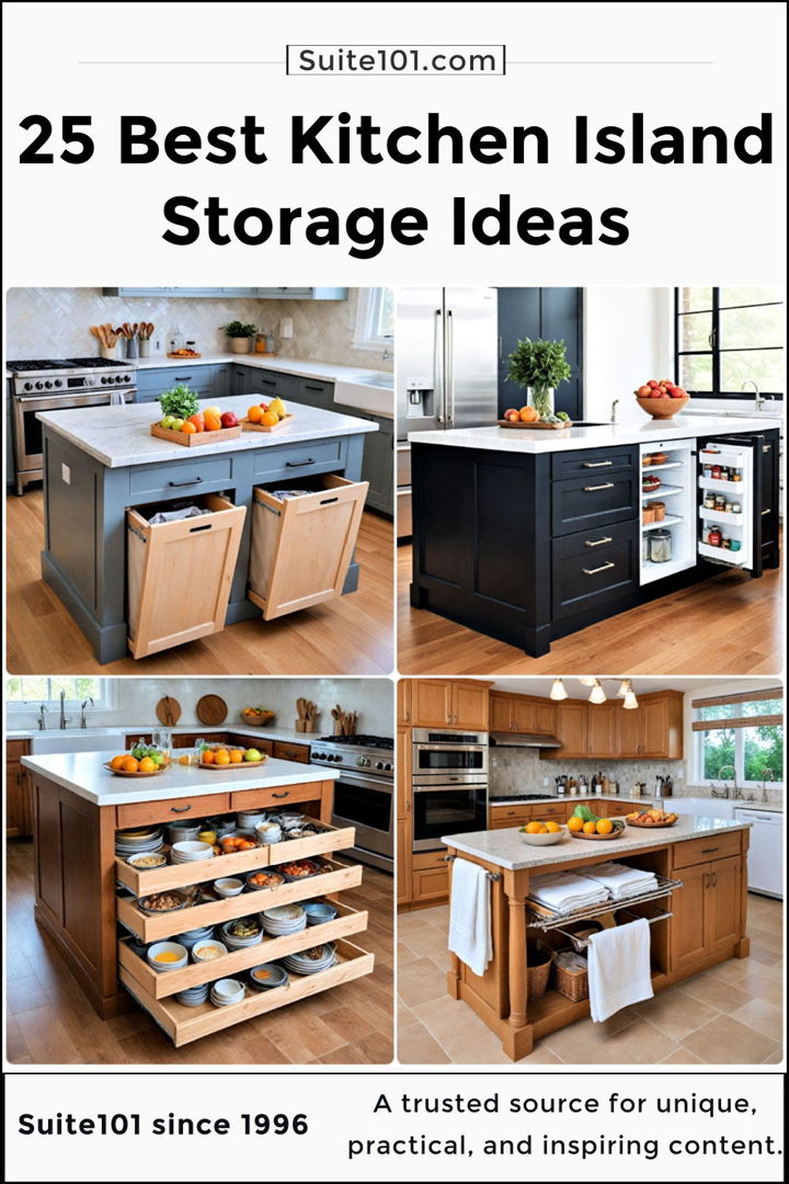 best kitchen island storage ideas