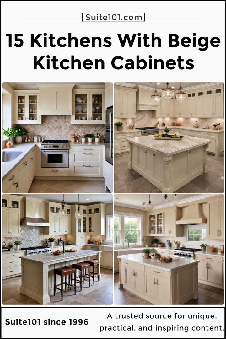 best kitchens with beige kitchen cabinets