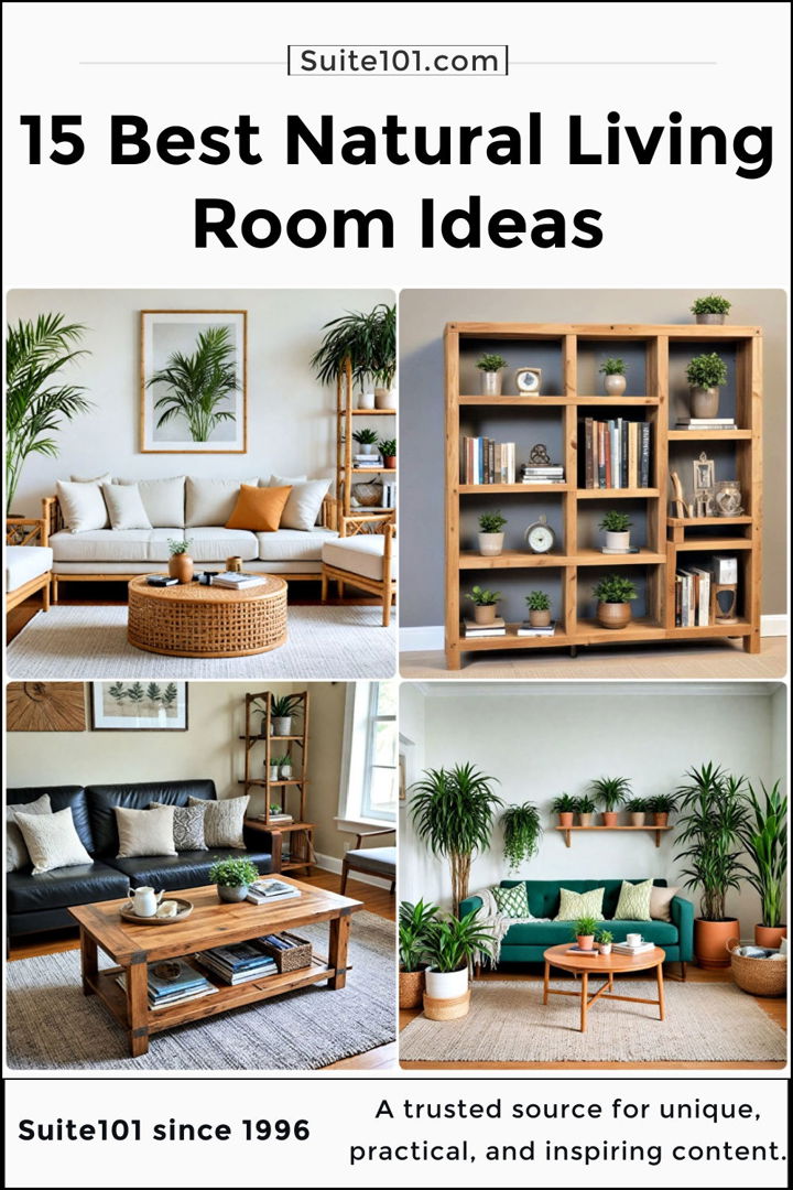 best natural living room ideas