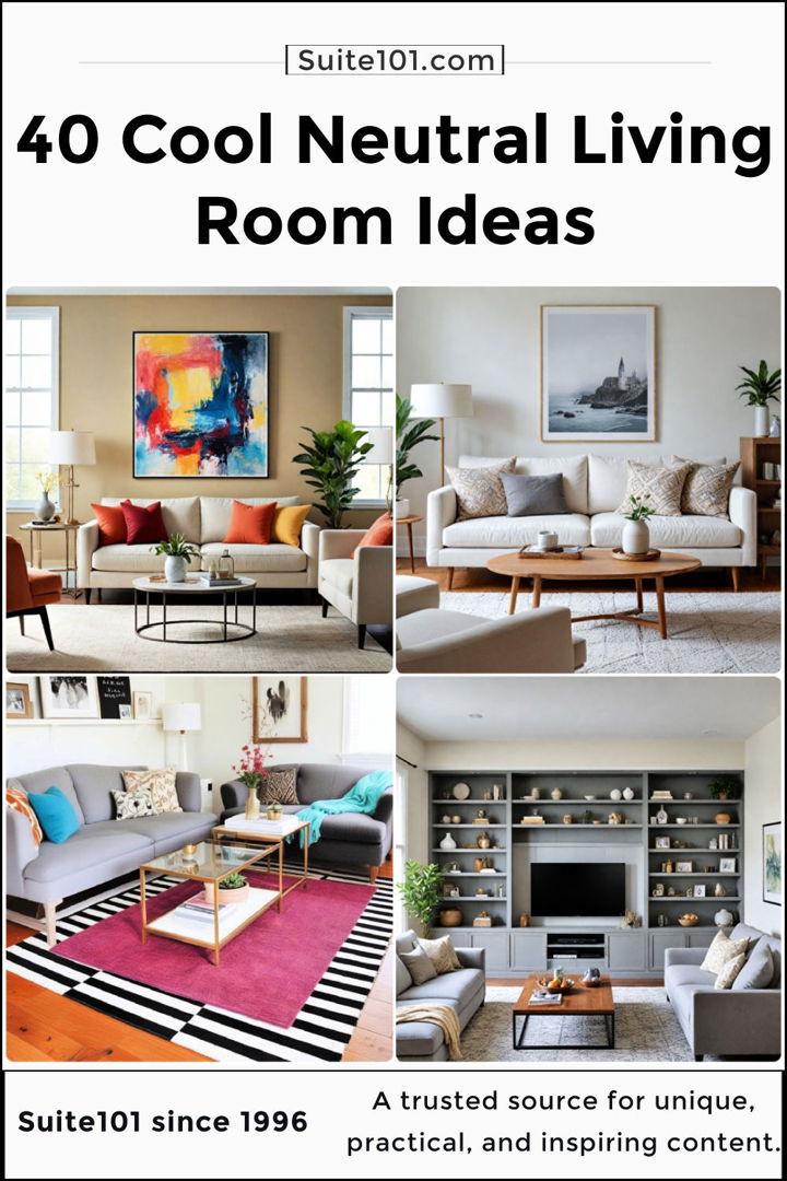 best neutral living room ideas