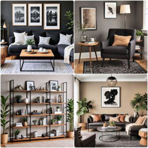 black and brown living room ideas