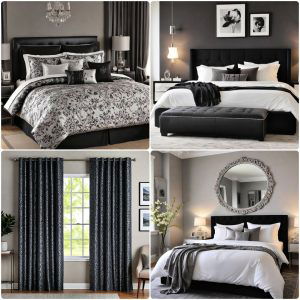 black and silver bedroom ideas