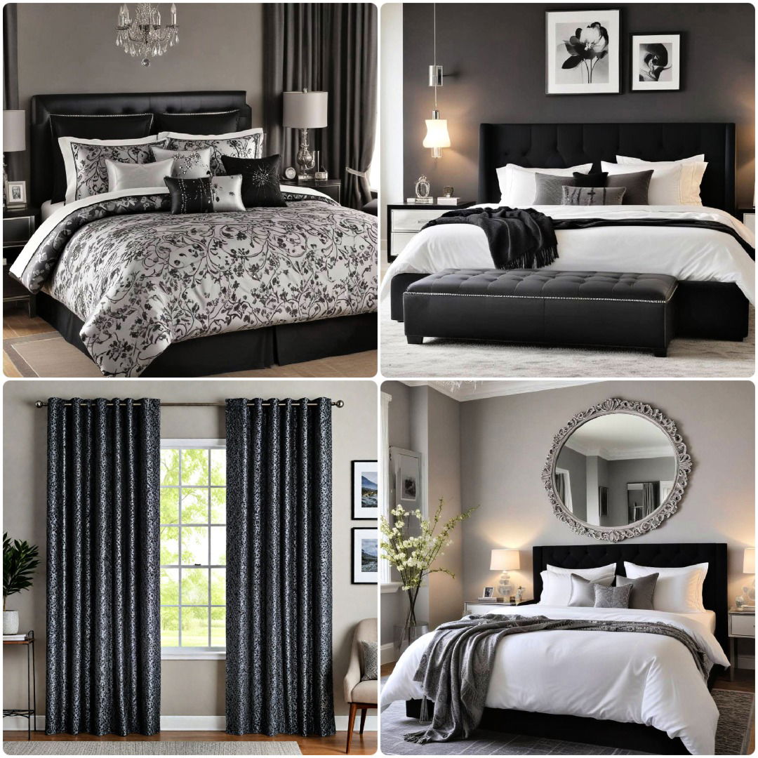 15 Black and Silver Bedroom Ideas You Must See