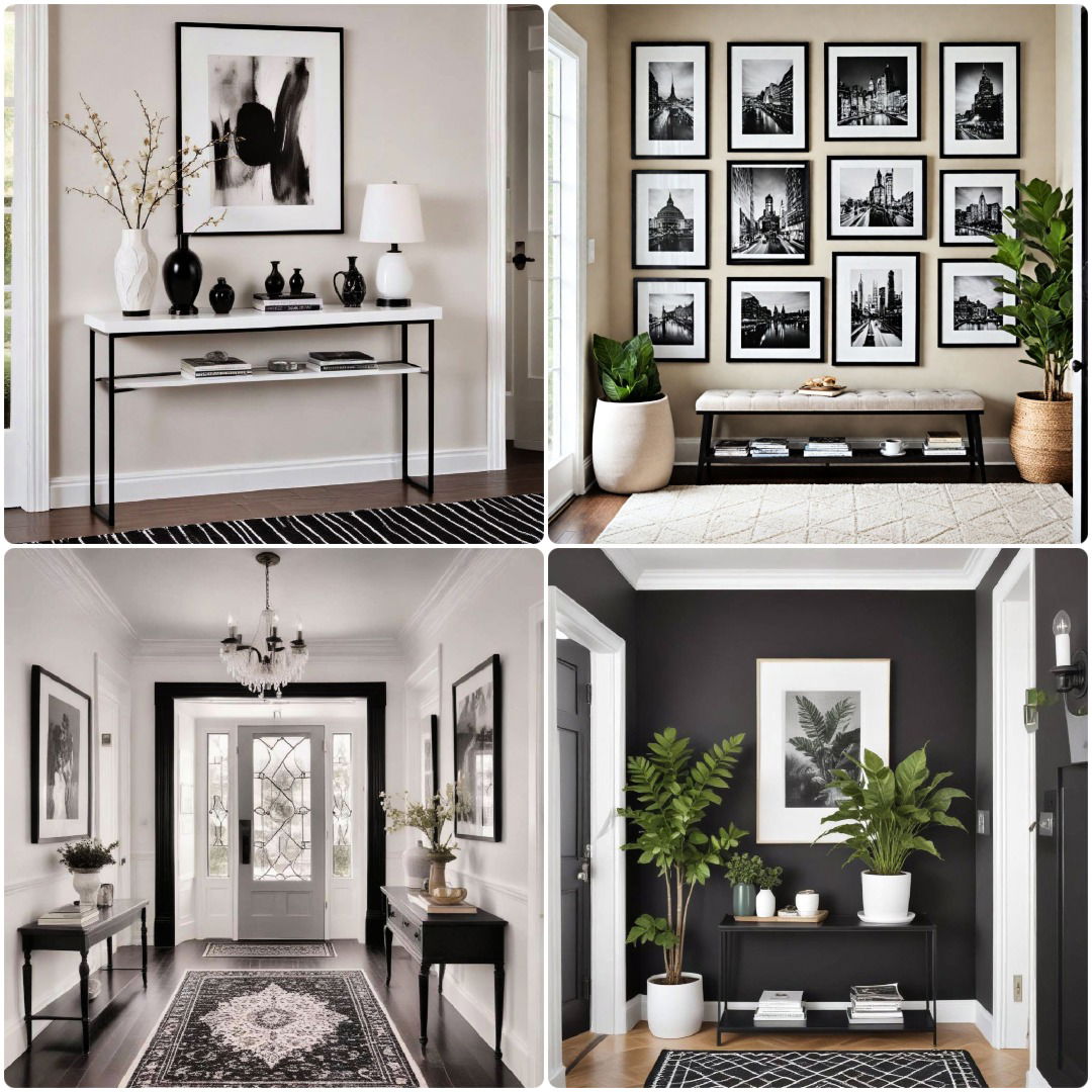 15 Black and White Entryway Ideas To Welcome Guests
