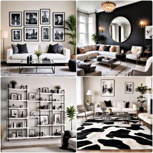 black and white living room ideas