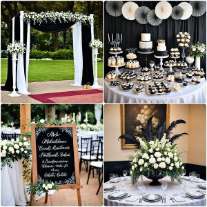 black and white wedding ideas