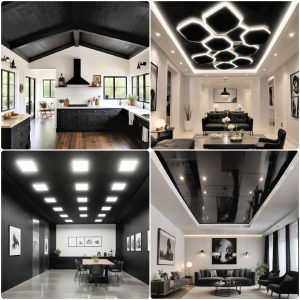 black ceiling design ideas