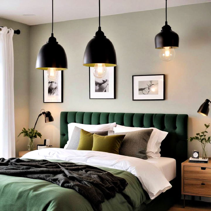 black pendant lights