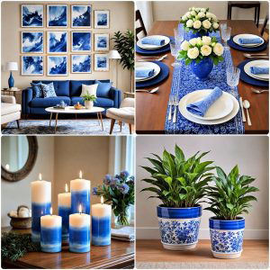 blue and white decor ideas